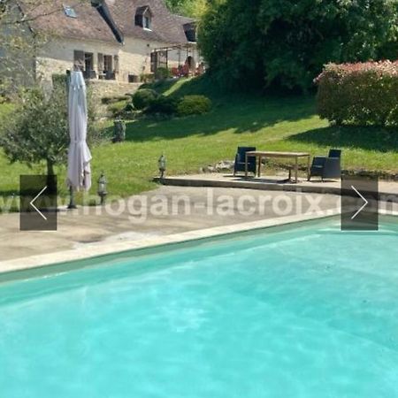 Domaine Du Bonheur En Pierre Avec Piscine, Proche Sarlat Carlux Exterior foto
