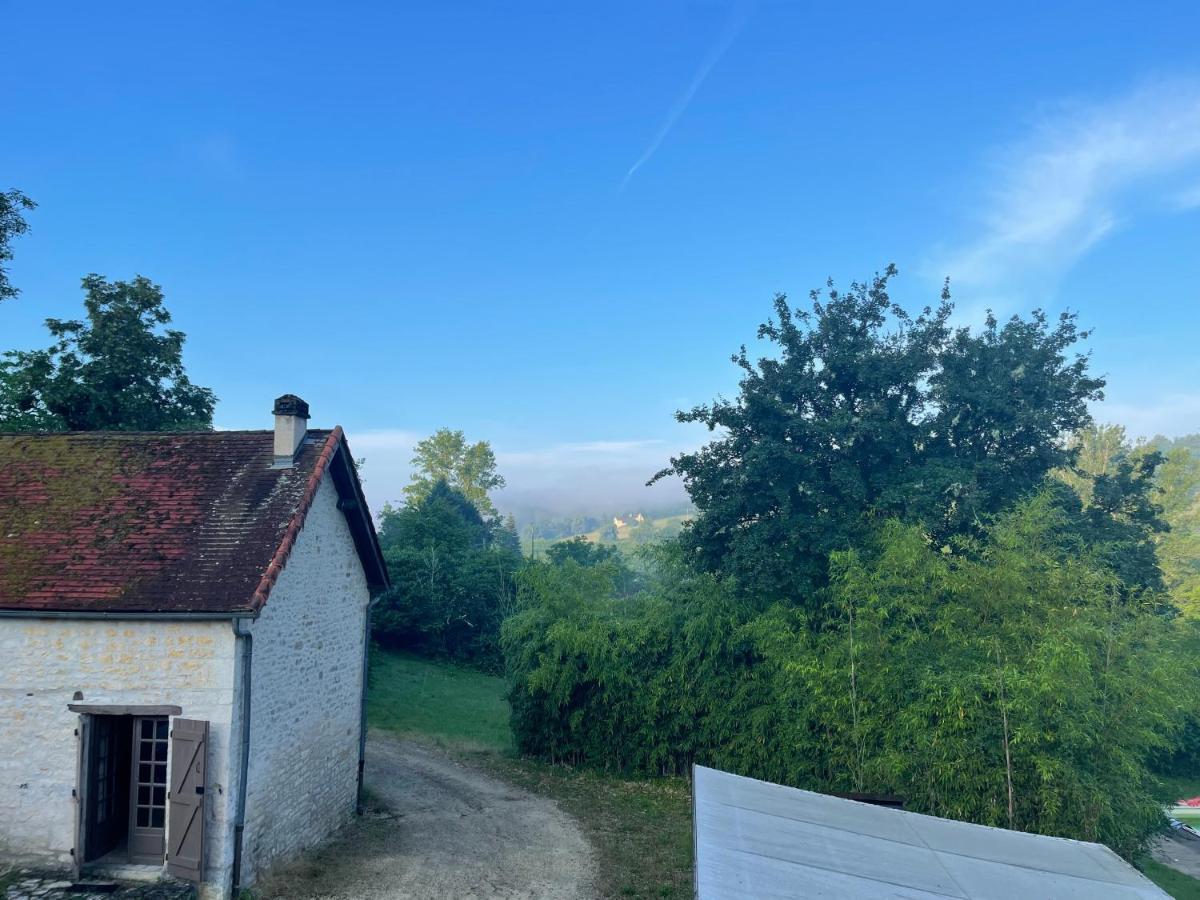 Domaine Du Bonheur En Pierre Avec Piscine, Proche Sarlat Carlux Exterior foto