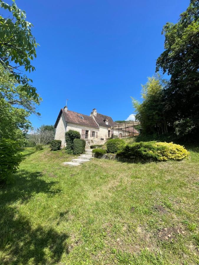 Domaine Du Bonheur En Pierre Avec Piscine, Proche Sarlat Carlux Exterior foto