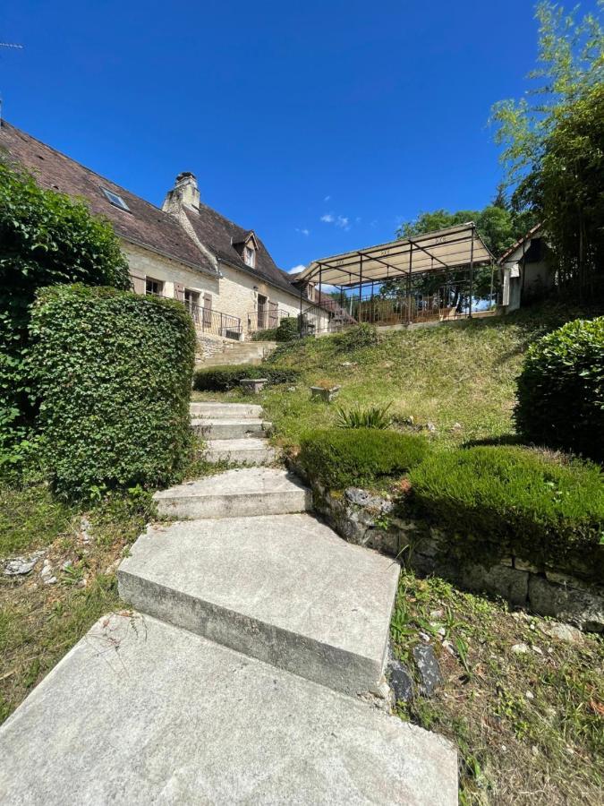 Domaine Du Bonheur En Pierre Avec Piscine, Proche Sarlat Carlux Exterior foto