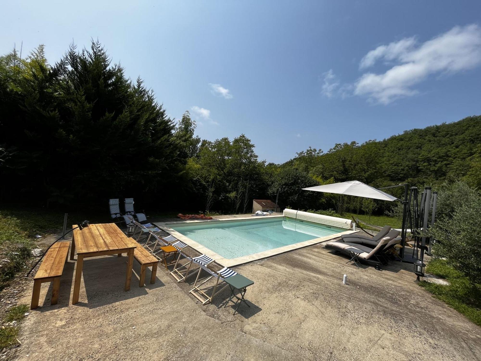 Domaine Du Bonheur En Pierre Avec Piscine, Proche Sarlat Carlux Exterior foto