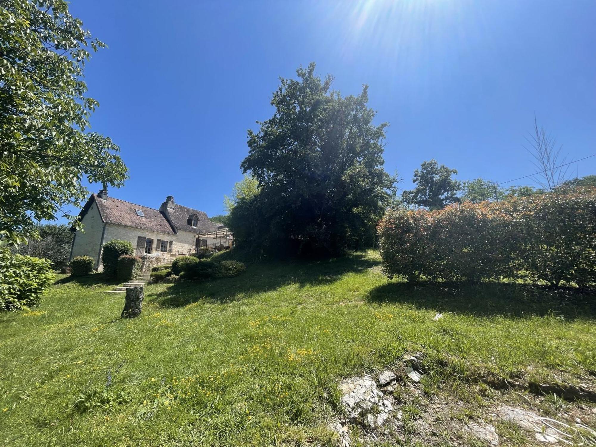 Domaine Du Bonheur En Pierre Avec Piscine, Proche Sarlat Carlux Exterior foto